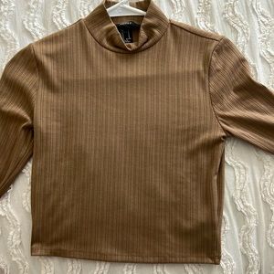 from forever 21 brownish tan color crop top.